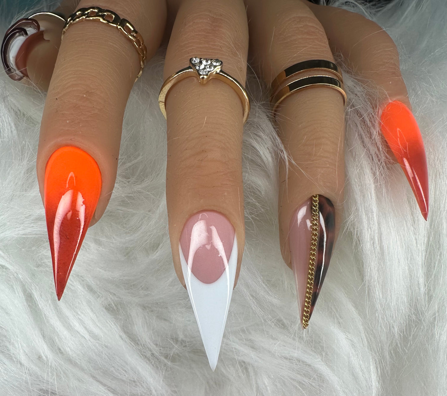 Autumn Afterglow | 14-Piece Extended Size Press-On Nail Set
