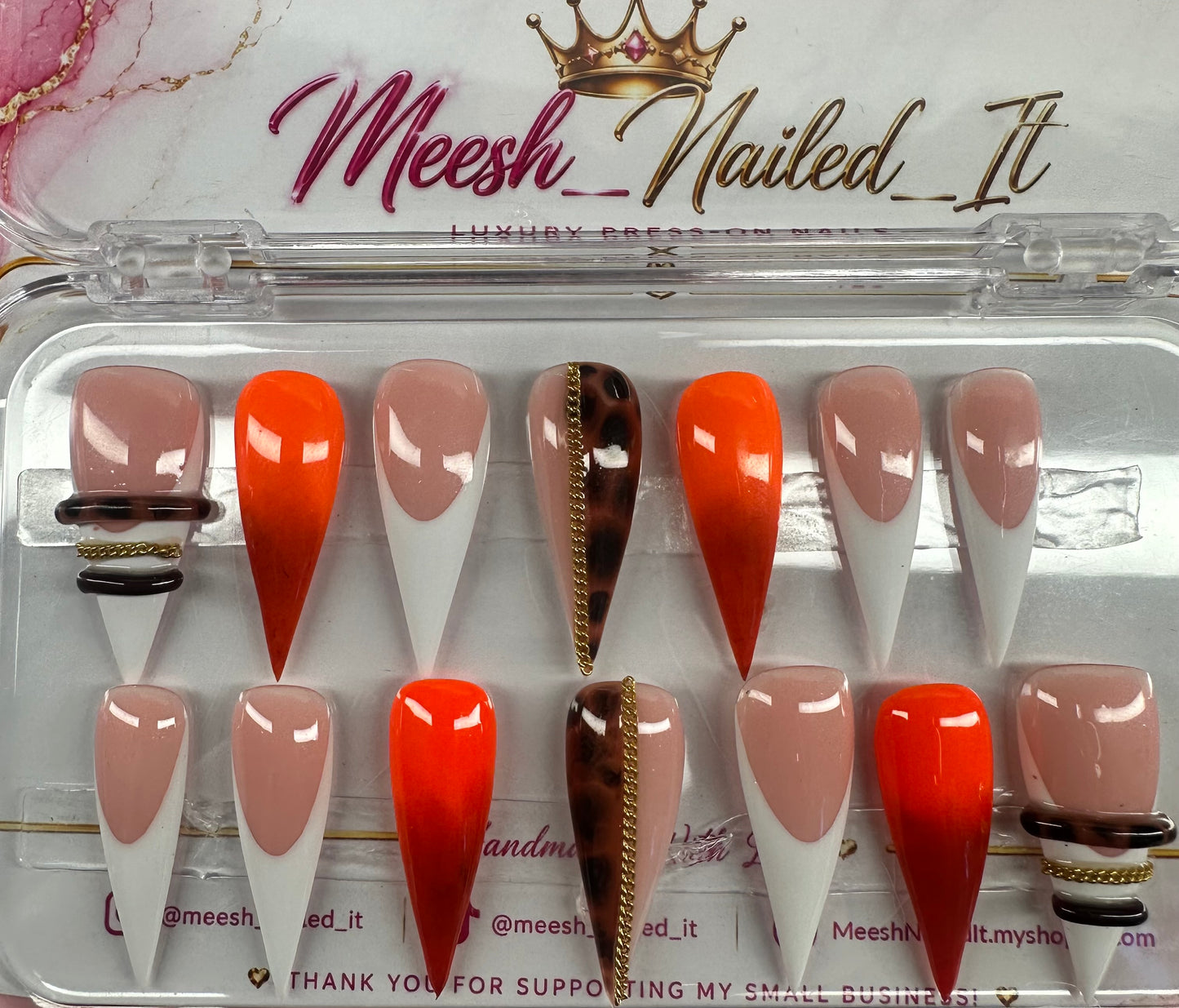 Autumn Afterglow | 14-Piece Extended Size Press-On Nail Set