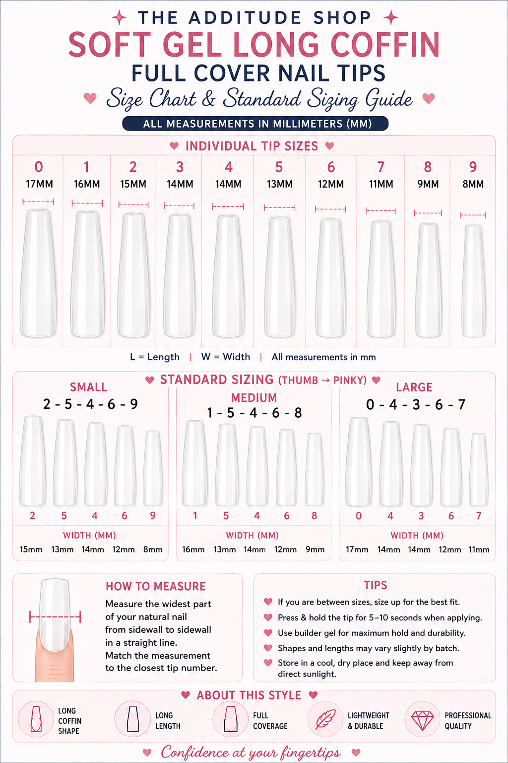Arabian Nights Press-On Nails | Long Coffin | Size Medium